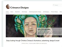 Tablet Screenshot of crimarcodesigns.com